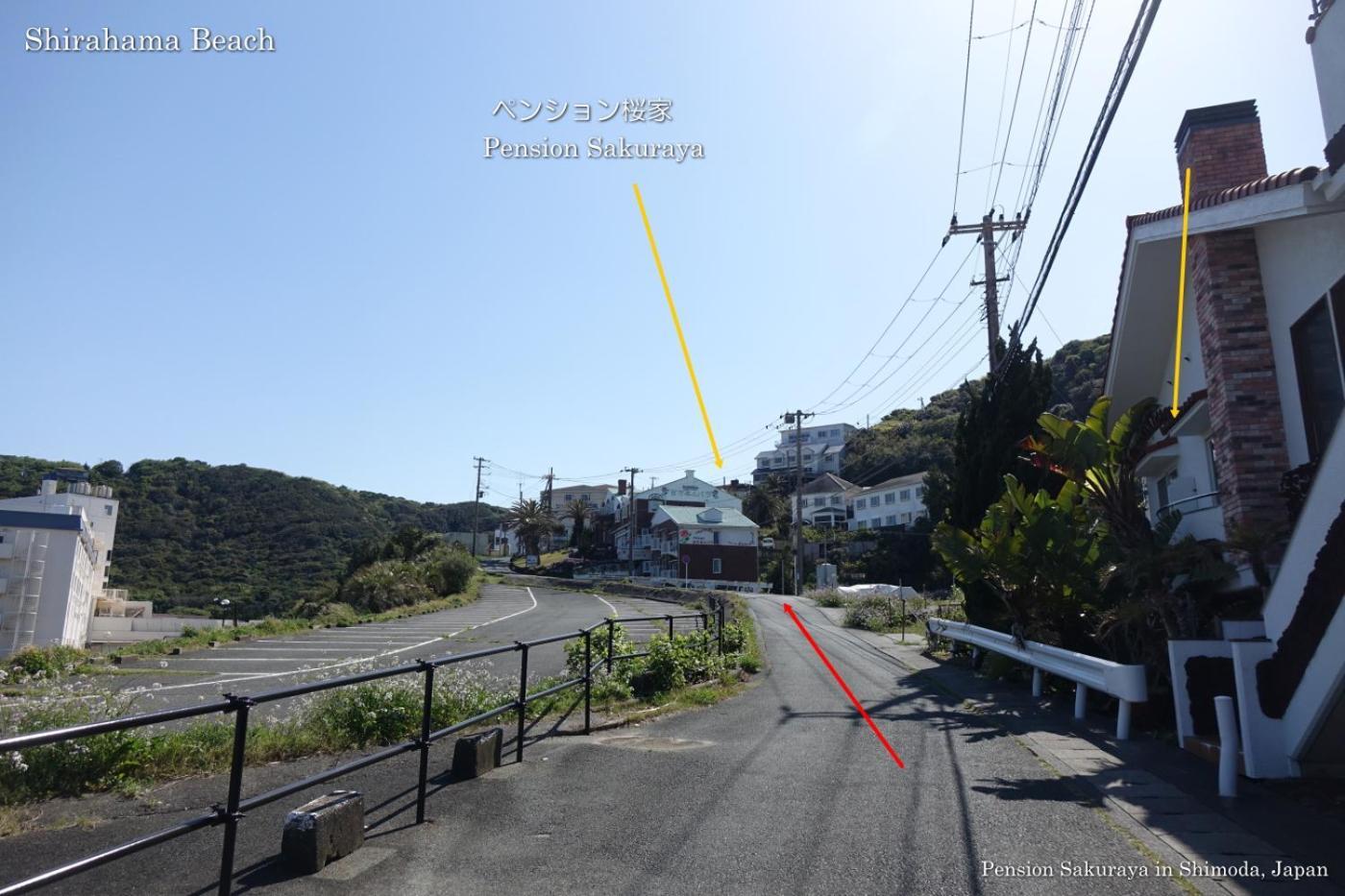 Hotel ペンション桜家 Šimoda Exteriér fotografie
